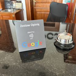 Stojak Opinii Google NFC Szary